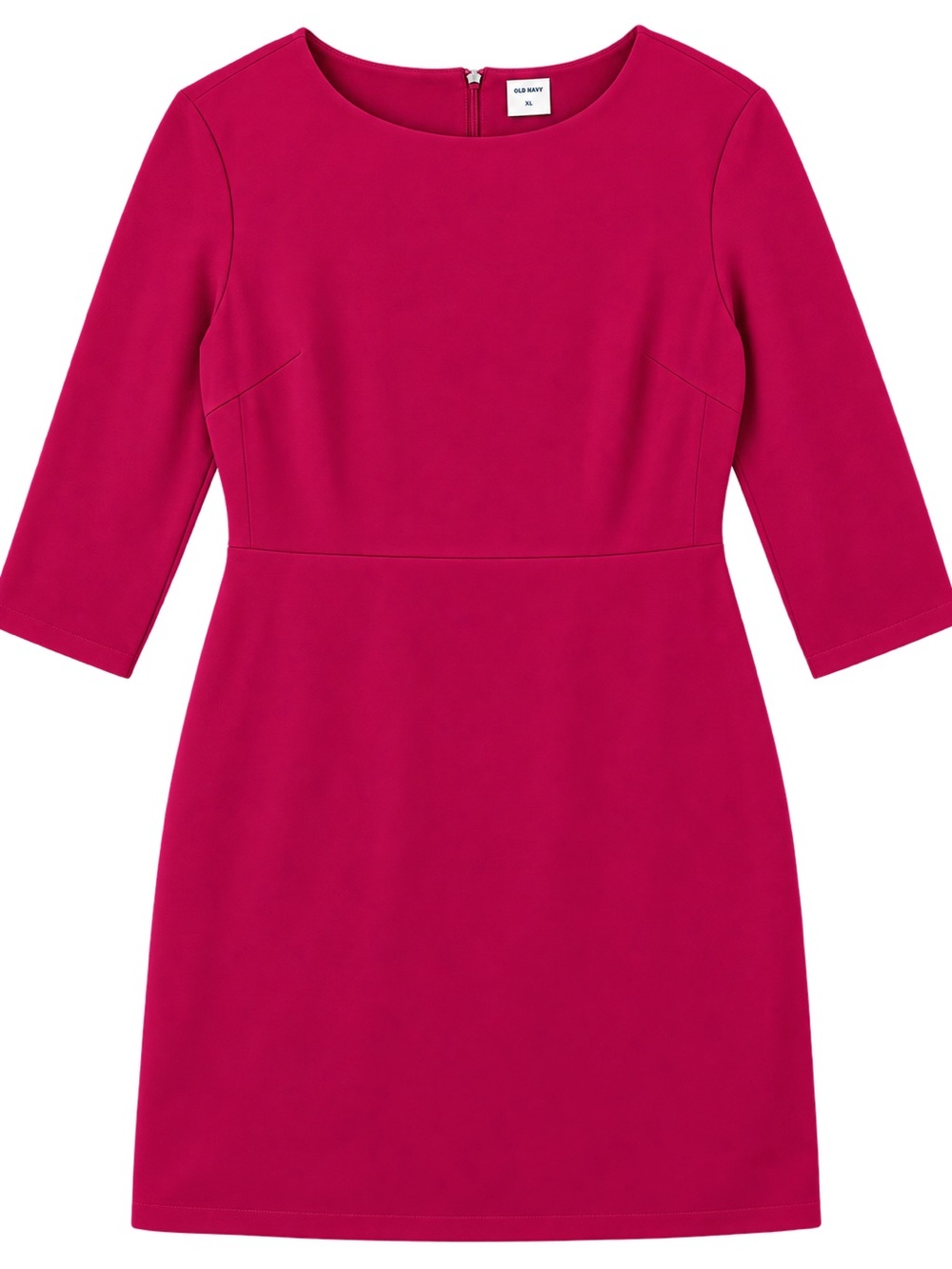 Old Navy Ember Red Stretch Sheath Dress